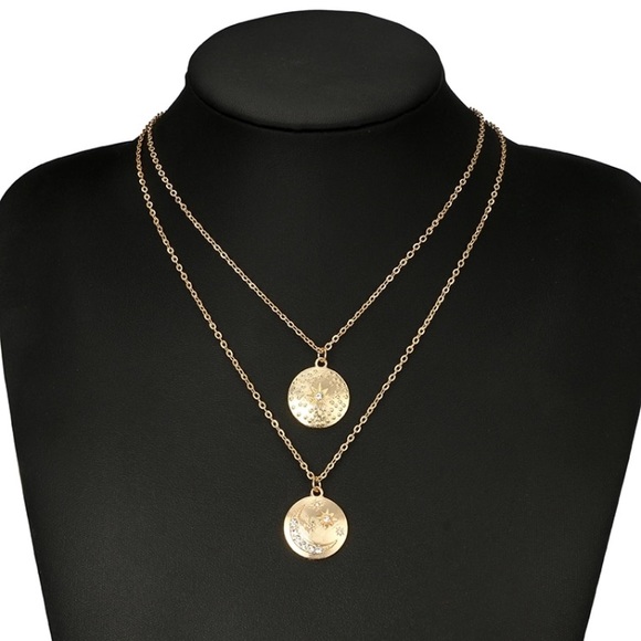 Gold coin necklace - Picture 3 of 3